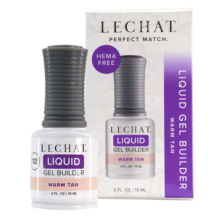 LECHAT Liquid Gel Builder 0.5oz - Warm Tan