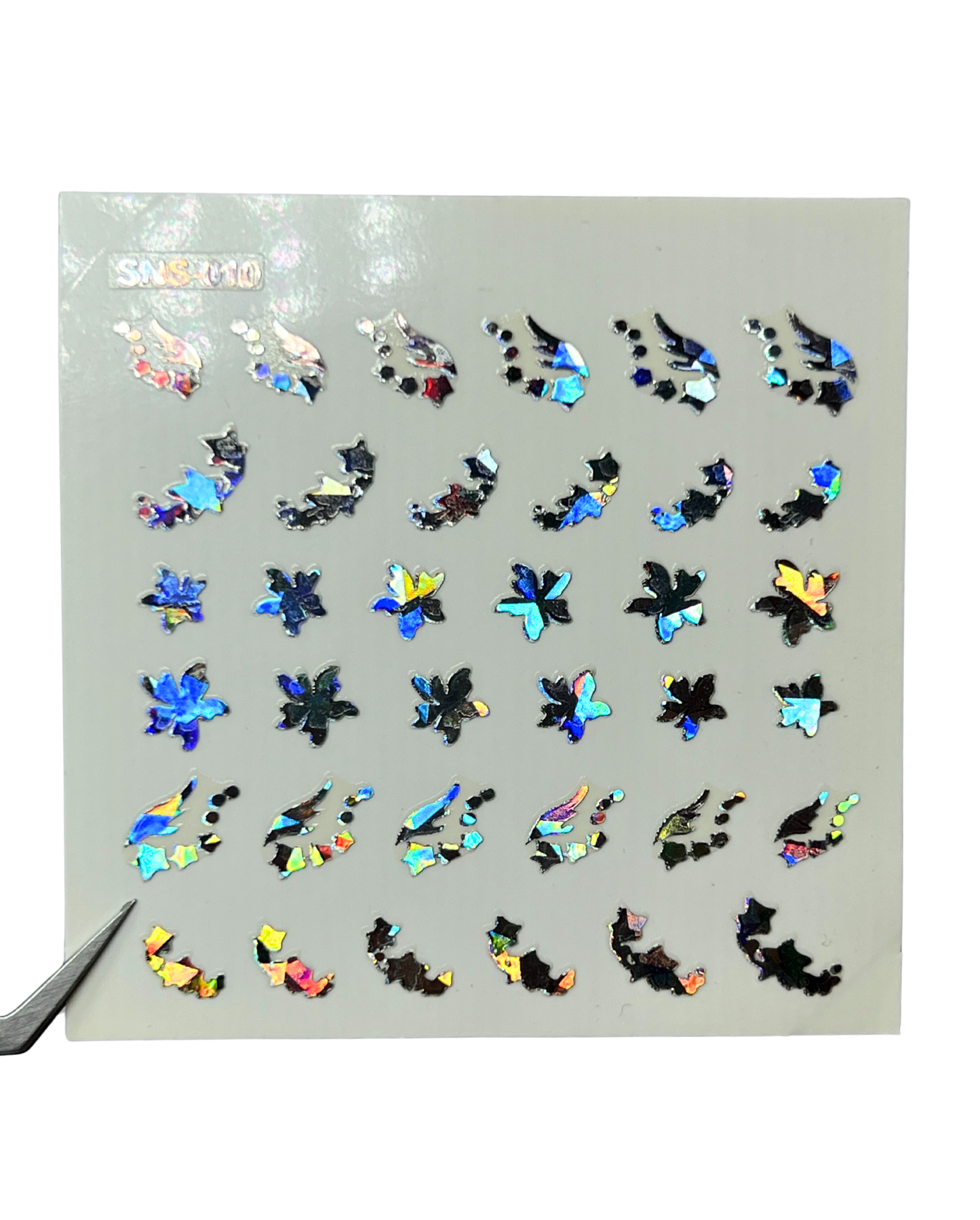 LECECIA Seashell Holographic Nail Stickers - SNS-010