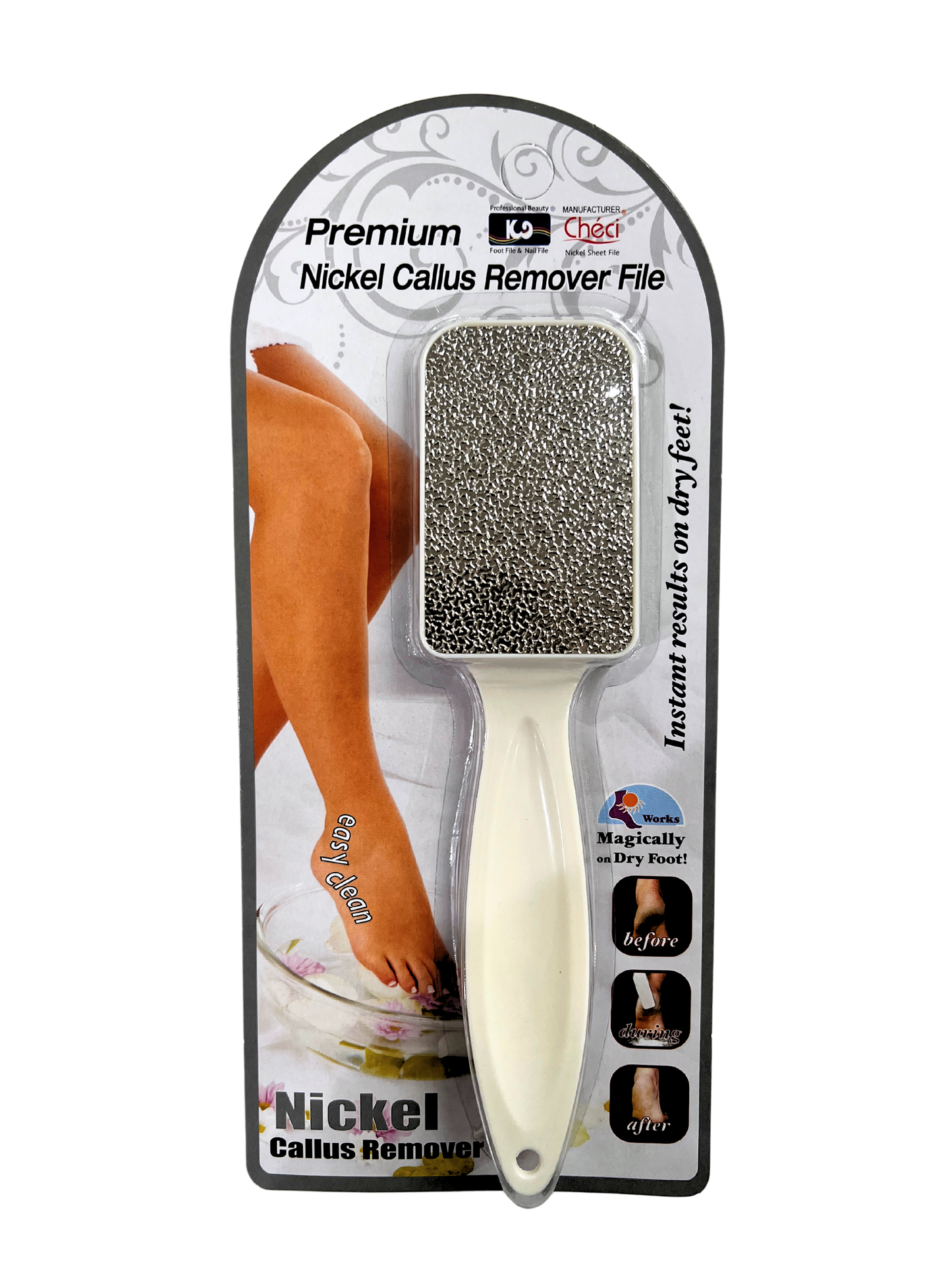 CHECI Premium Nickel Callus Remover File