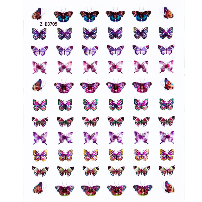 Butterfly Nail Stickers - No.5