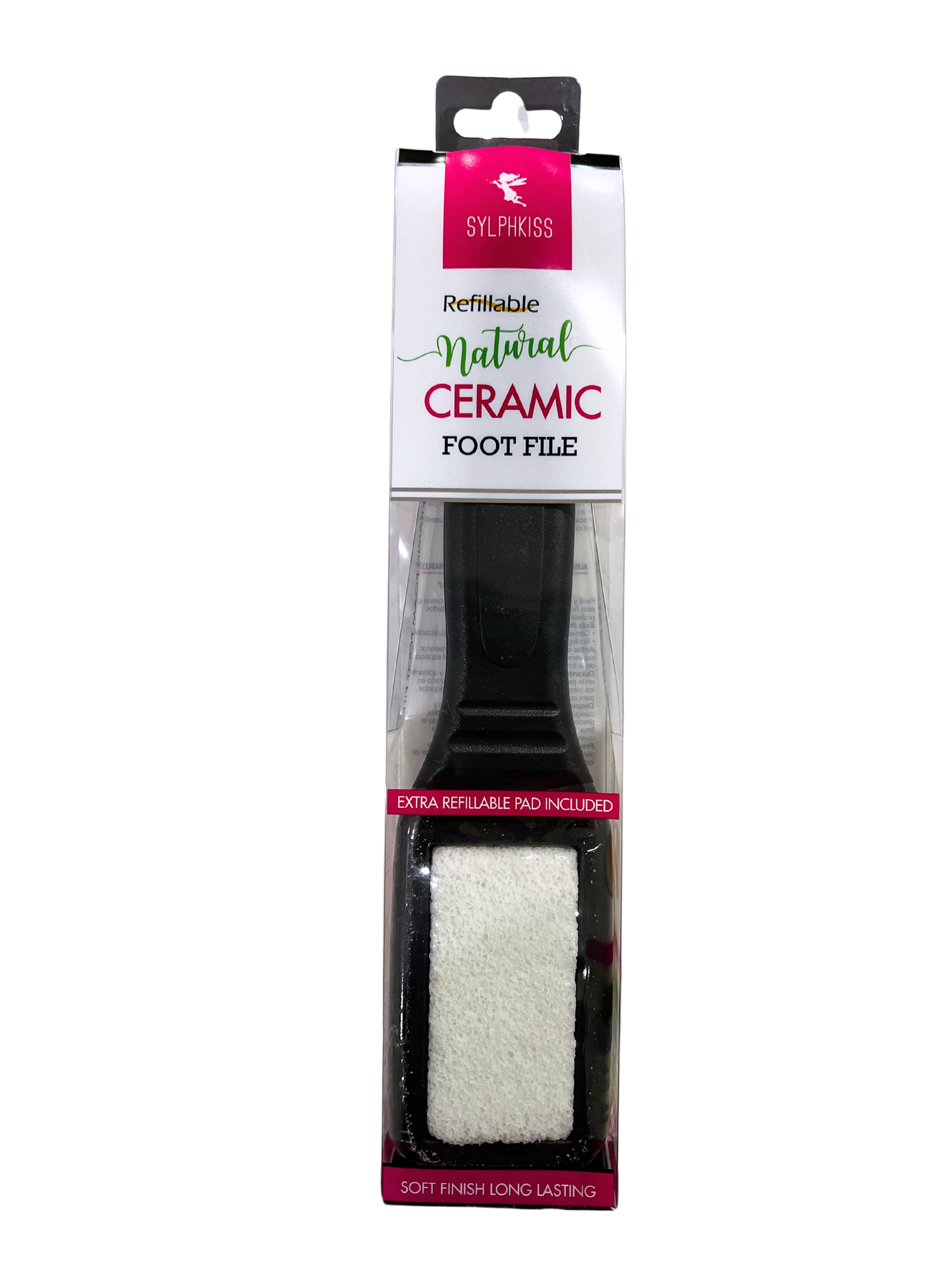 SYLPHKISS Refillable Natural Ceramic Foot File