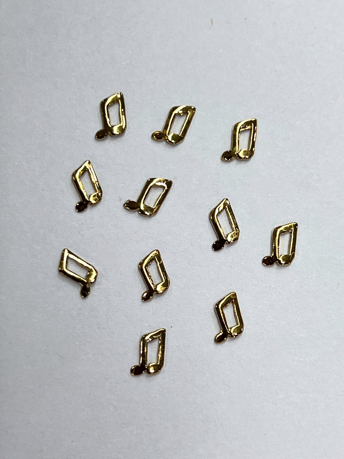 90's Gold Charms - Music Note