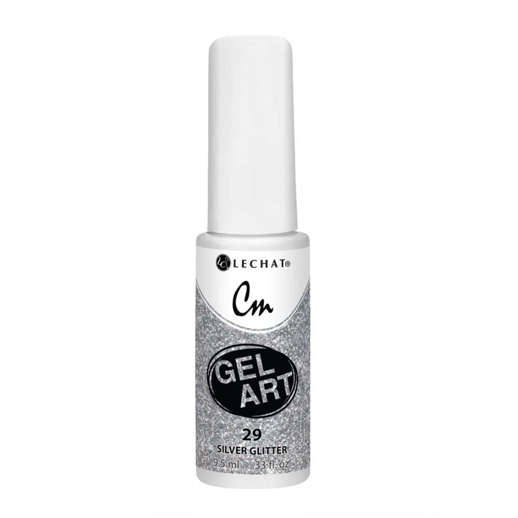 LECHAT CM Gel Art Liner 0.33oz - #CMG29 Silver Glitter