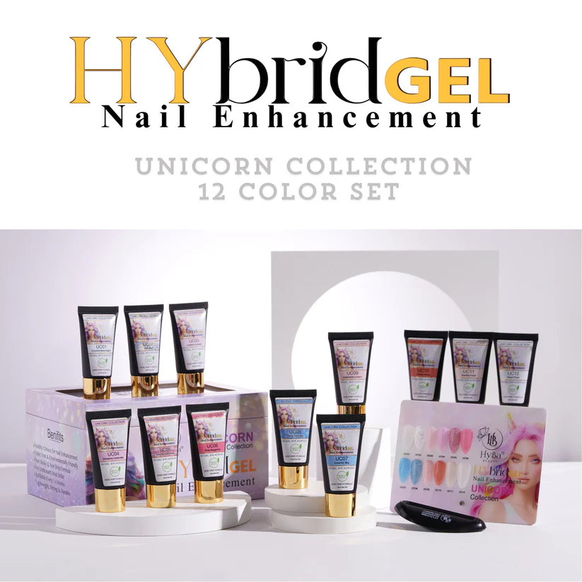 HYBA BEAUTY HyGEL™ Hybrid Gel Nail System - Unicorn Collection