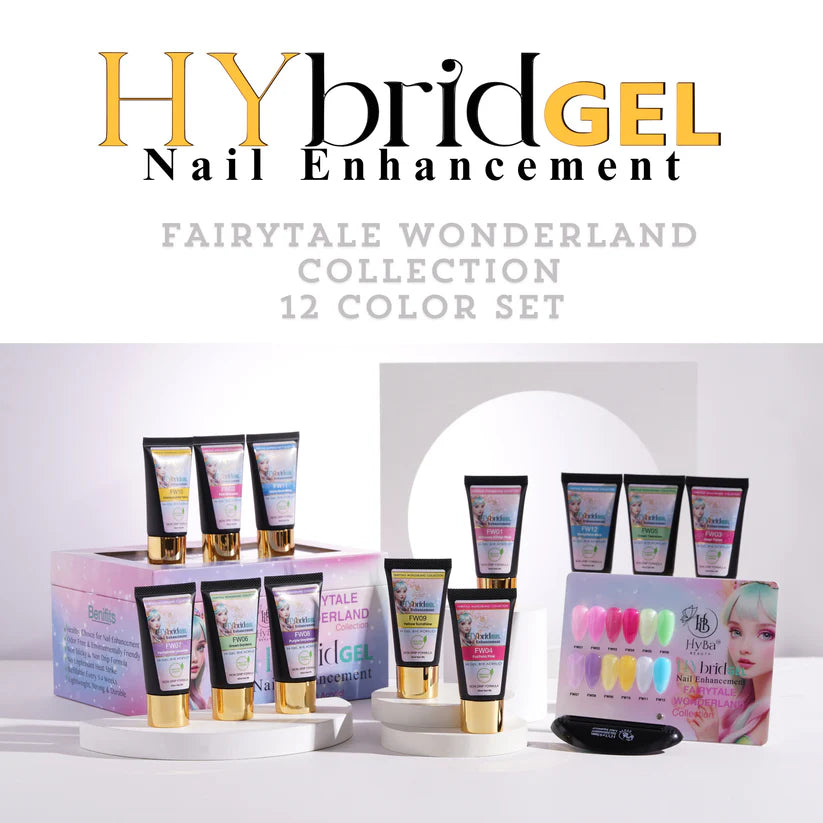 HYBA BEAUTY HyGEL™ Hybrid Gel Nail System - Fairytale Wonderland Collection
