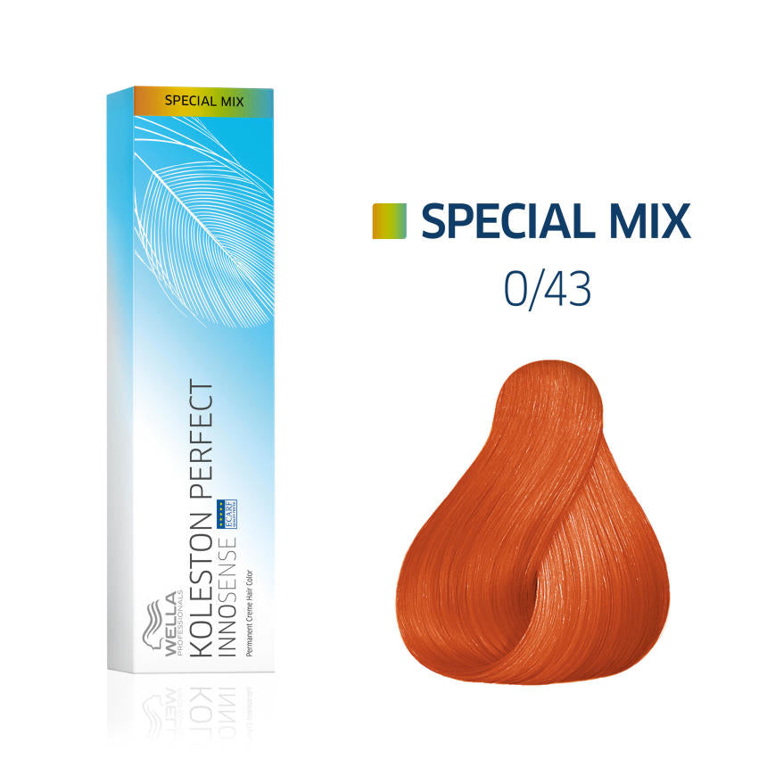 WELLA Koleston Perfect Permanent Creme Hair Color - 0/43 (Red Gold)