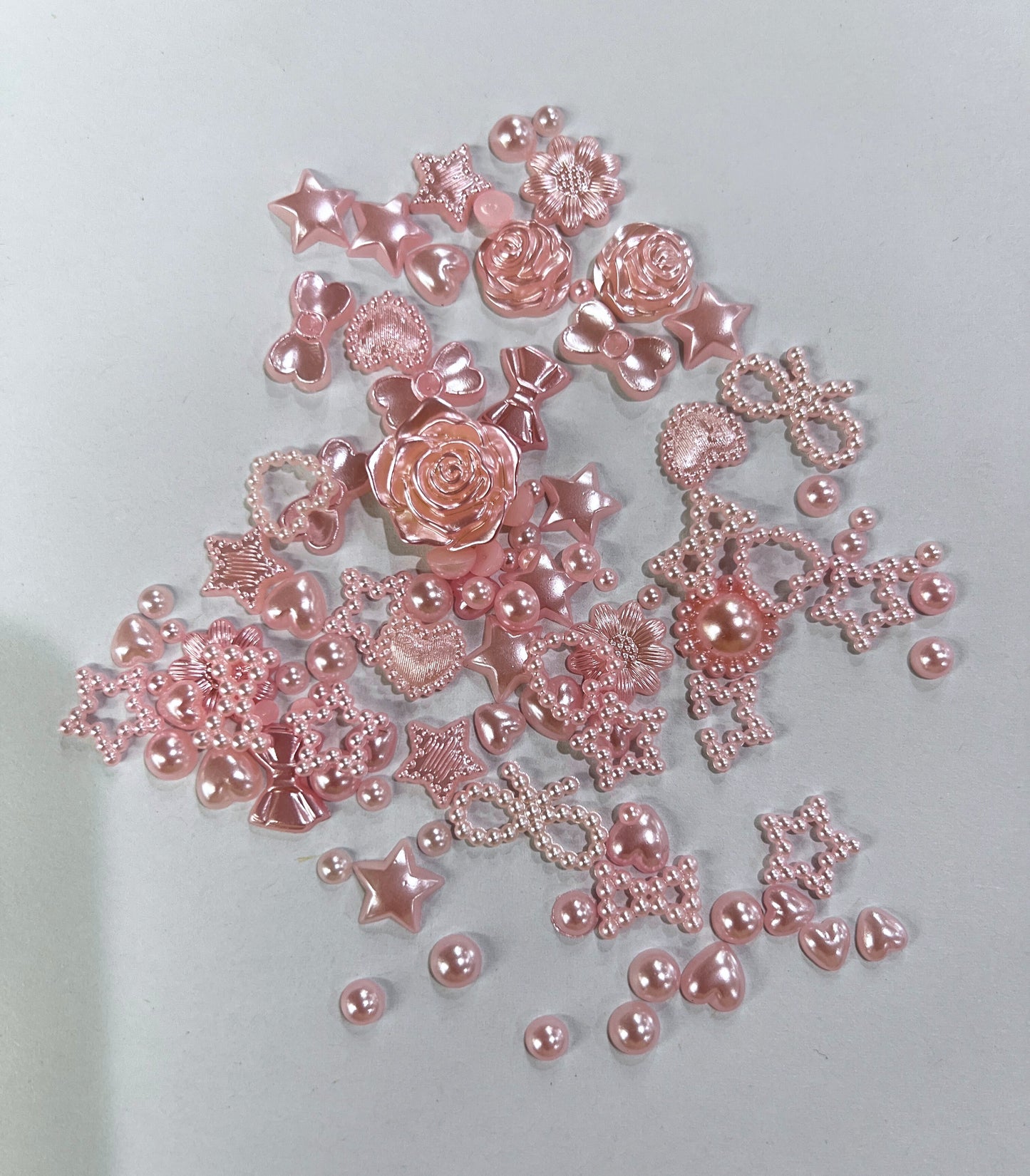 Mixed Pearl Charms - Pink Pearl