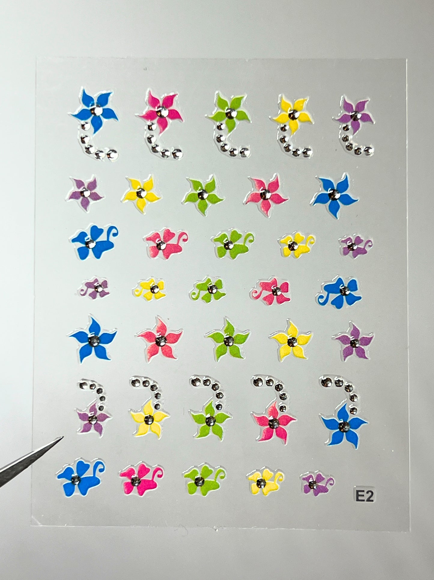 BEAUTY20 Point Nail Stickers - E02