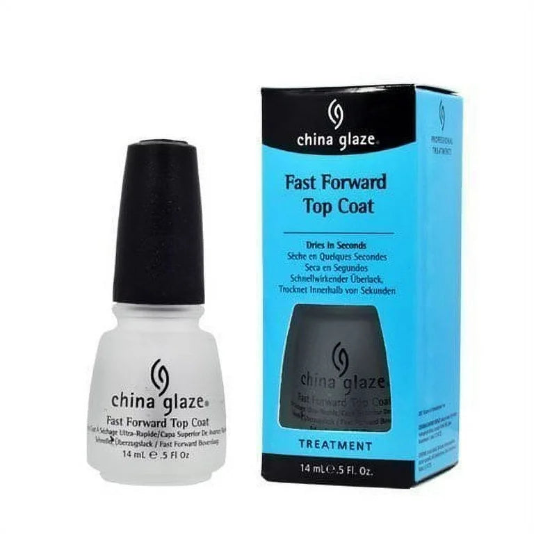 CHINA GLAZE Fast Forward Top Coat 0.5oz