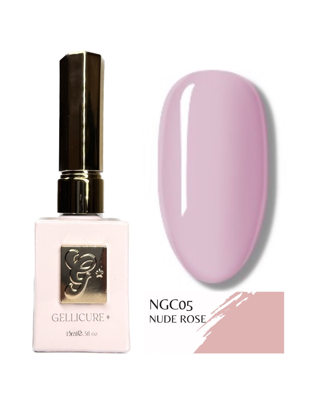 GELLICURE Gel Color 0.5oz - Sheer Nudes Collection