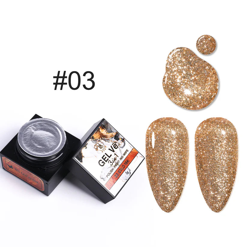 HYBA BEAUTY GEL Vẽ Prime Collection Artist Gel / 12pcs set (5g each)