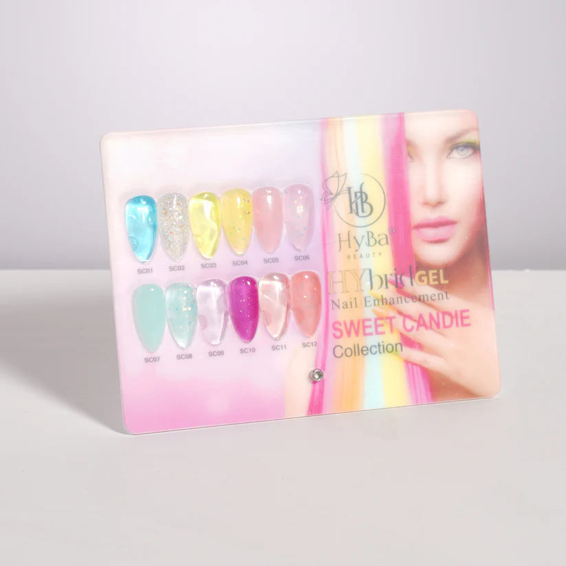 HYBA BEAUTY HyGEL™ Hybrid Gel Nail System - Sweet Candie Collection