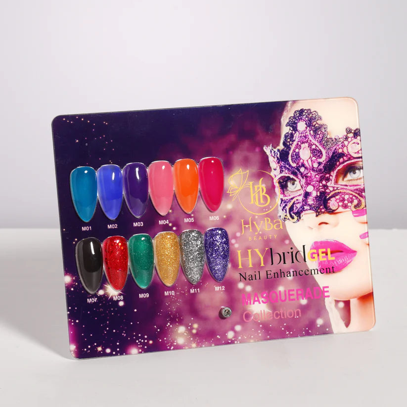 HYBA BEAUTY HyGEL™ Hybrid Gel Nail System - Masquerade Collection