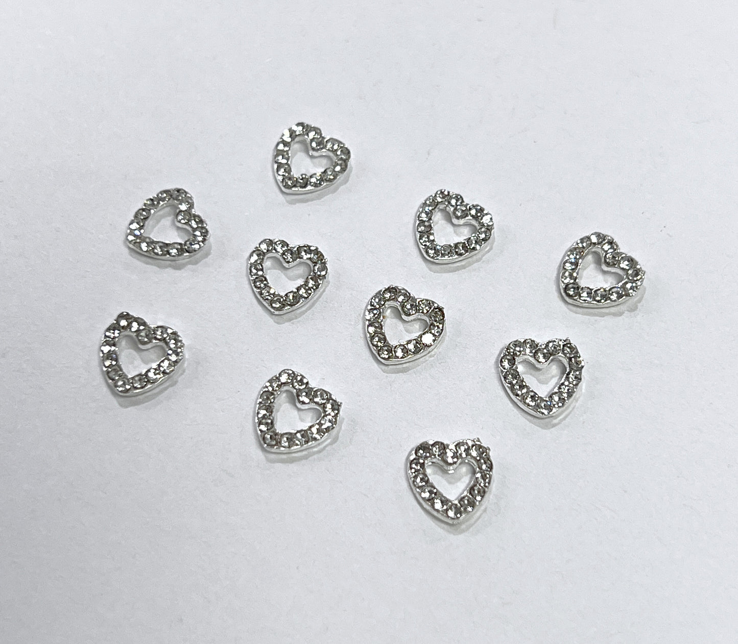 Heart Charms - Silver