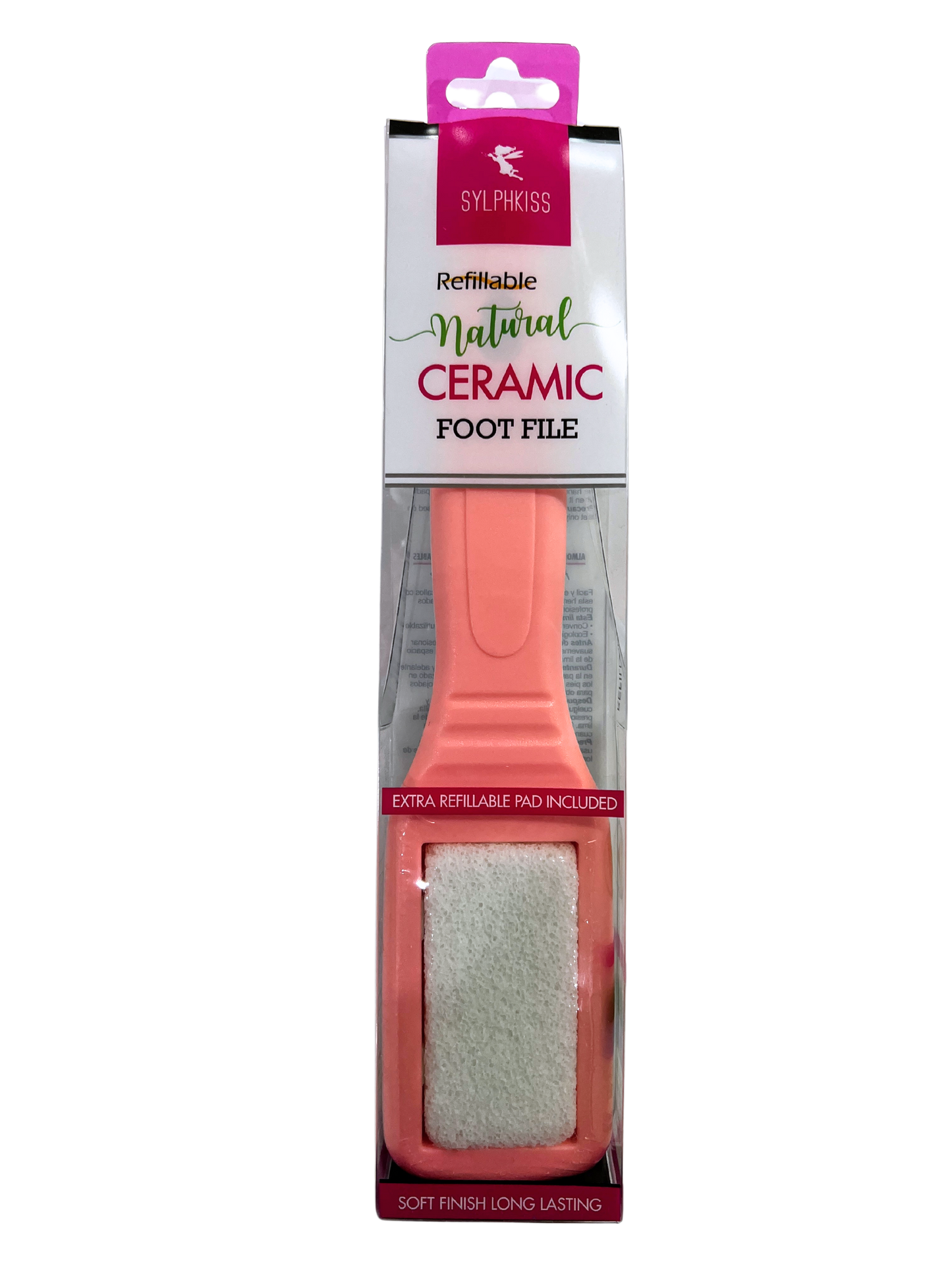 SYLPHKISS Refillable Natural Ceramic Foot File