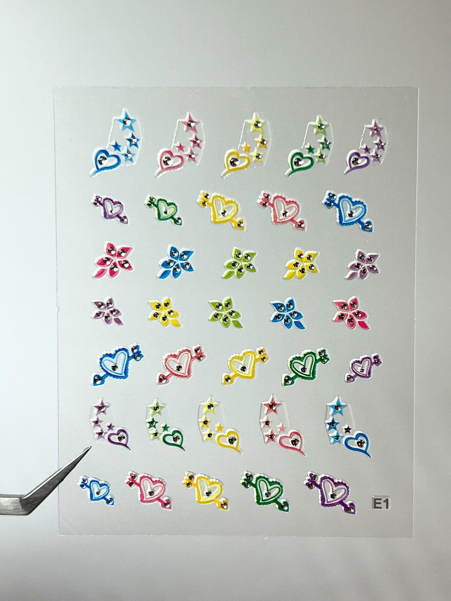 BEAUTY20 Point Nail Stickers - E01