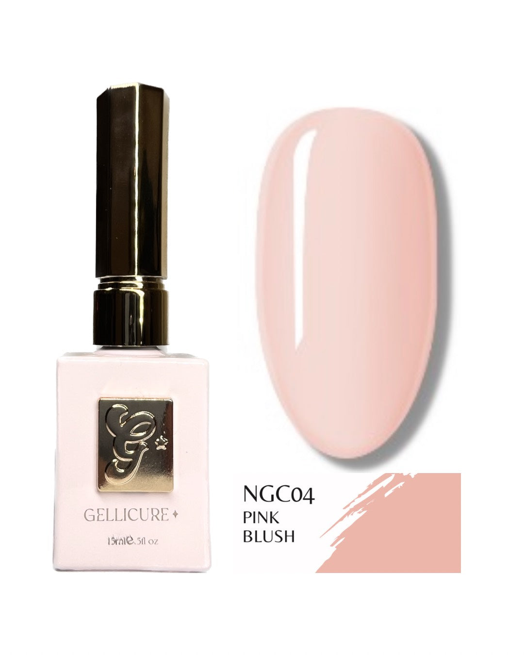 GELLICURE Gel Color 0.5oz - Sheer Nudes Collection