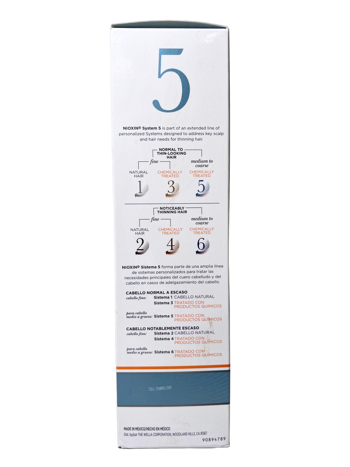 NIOXIN Hair System Kit #5 - Normal to Thin Looking for Medium to Coarse Hair