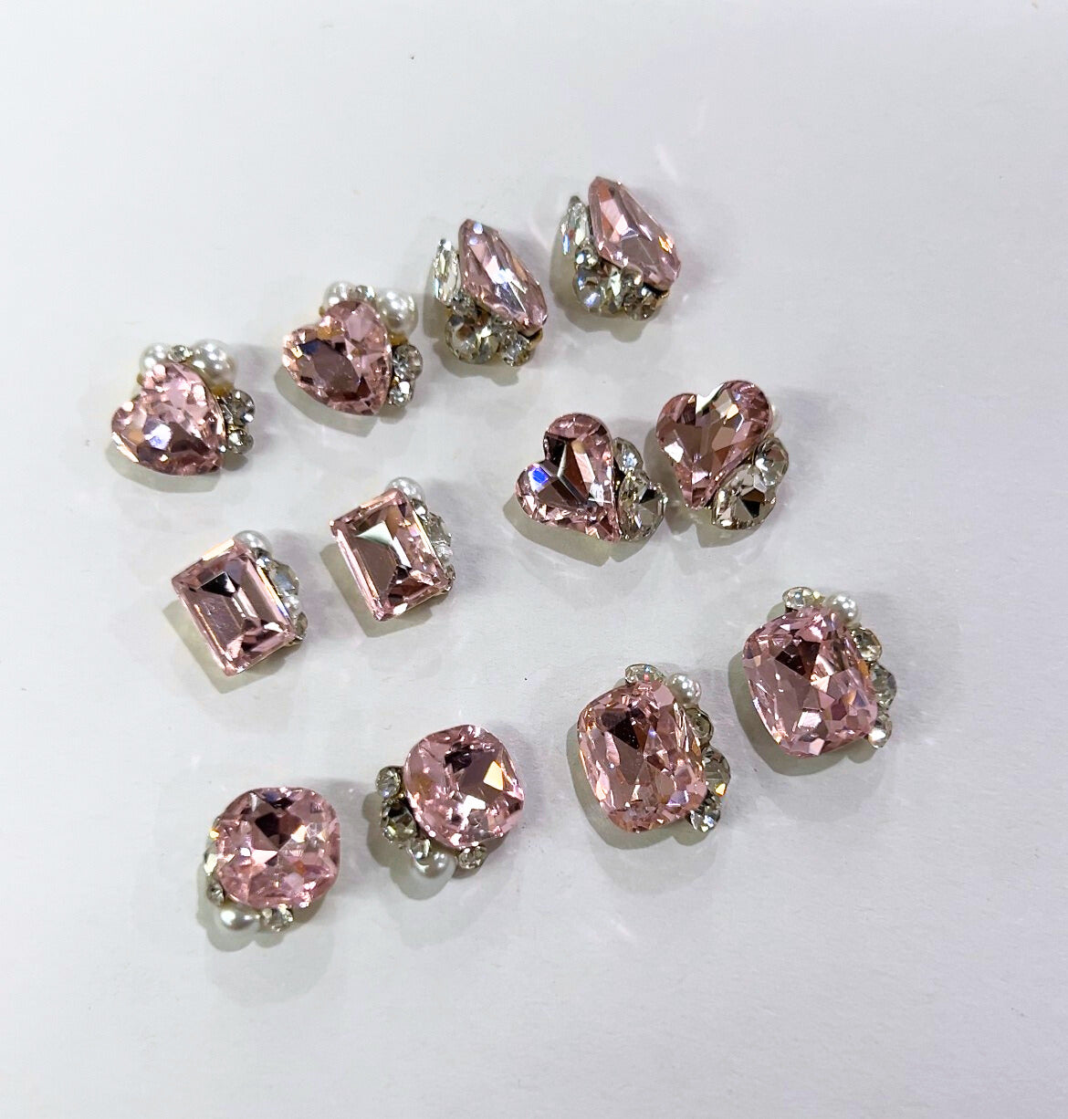 Crystal Cluster Charms - Pink Crystal