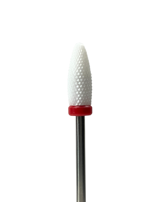 TRIANGLE White Ceramic Cone Shaped Flame Bit - Fine