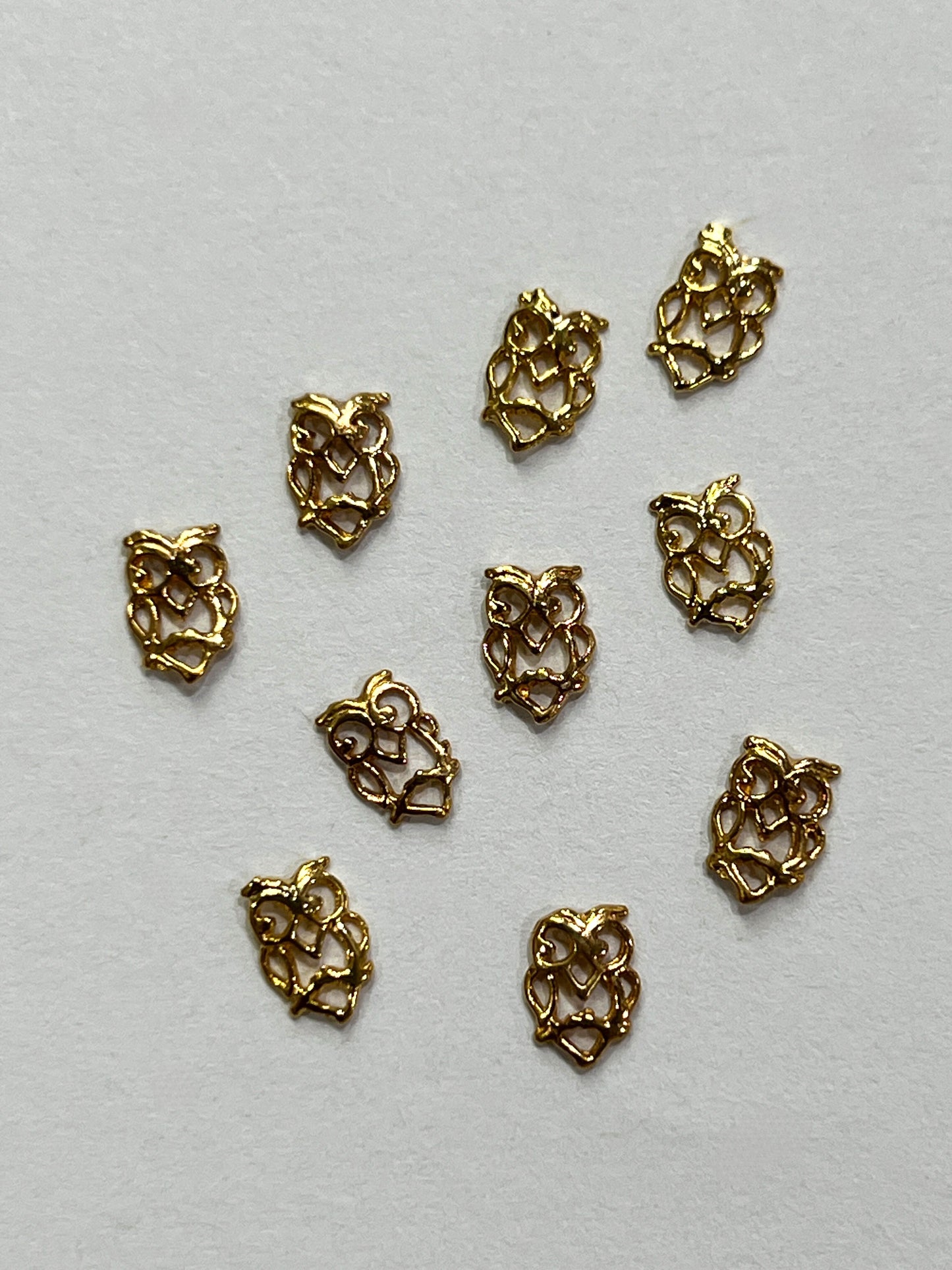 90's Gold Charms - Owl