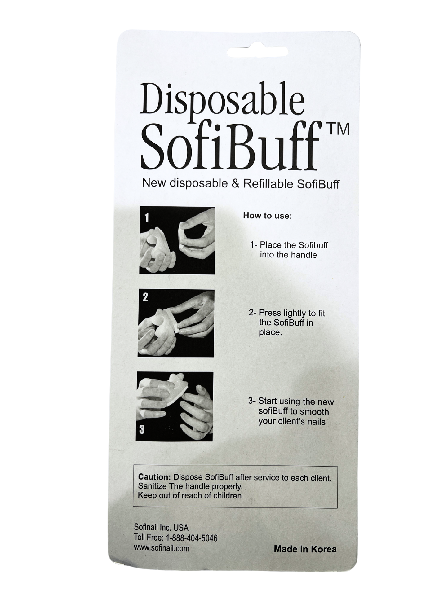 SOFINAIL™ Disposable SofiBuff™ Shiny Buffers - Pink