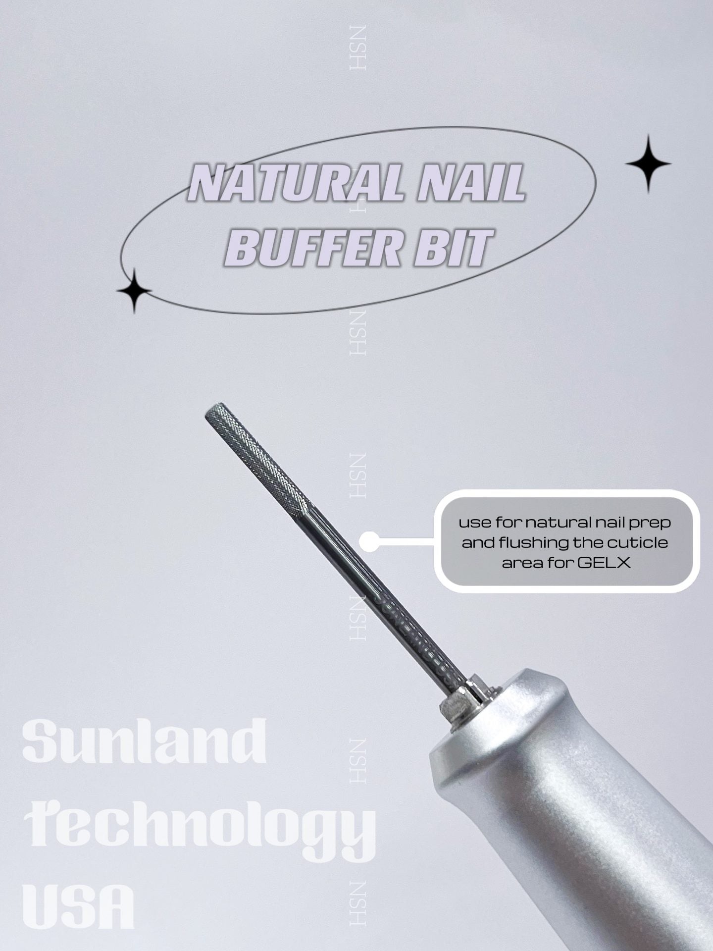 BEAUTY20 Metal Carbide Natural Nail Buffer Bit image 0