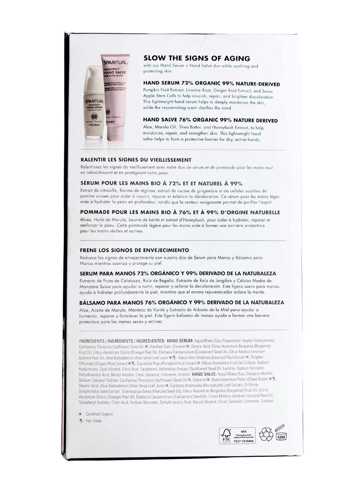 SPARITUAL HANDPRINT® Hand Serum + Hand Salve