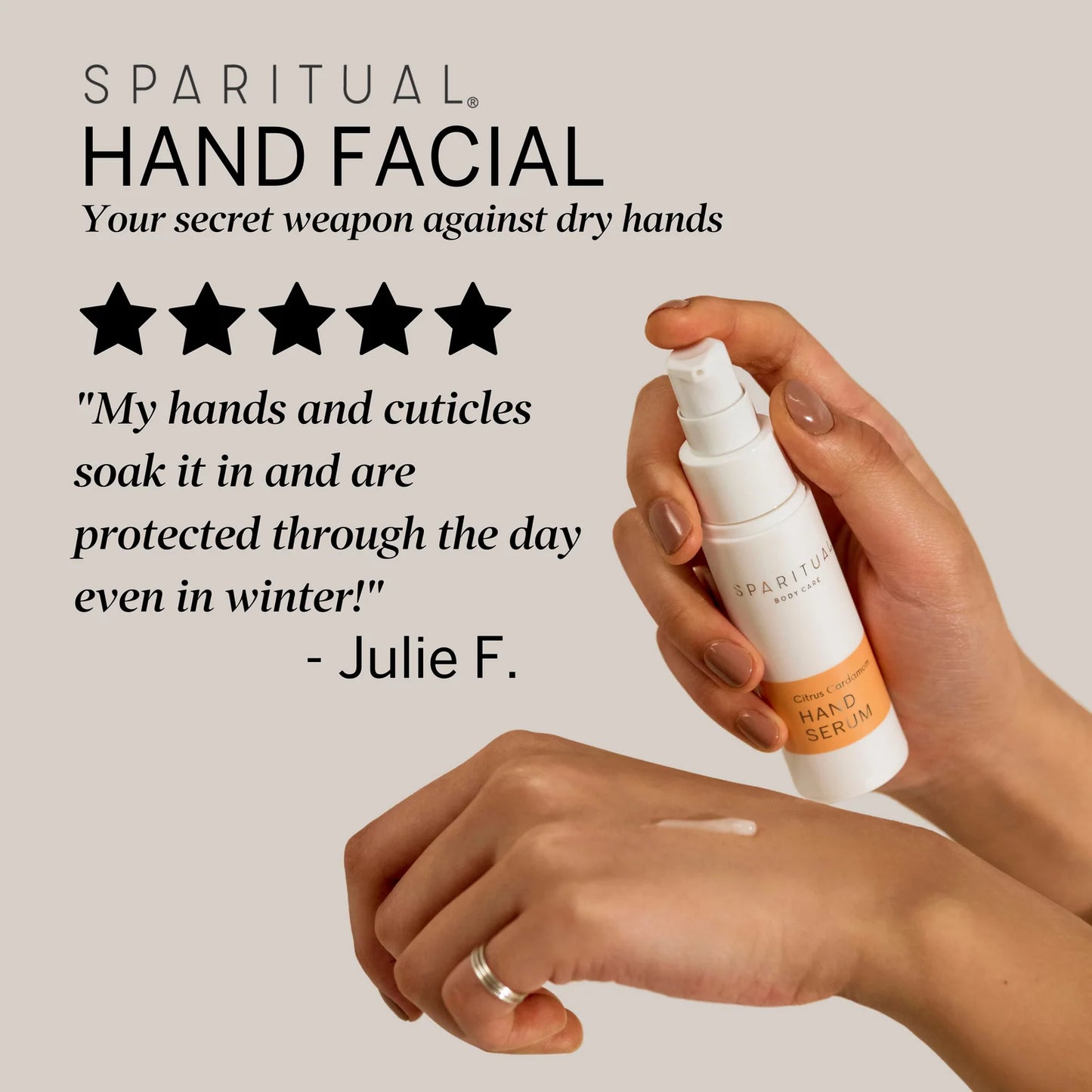 SPARITUAL Slow Beauty® Hand Serum 1oz