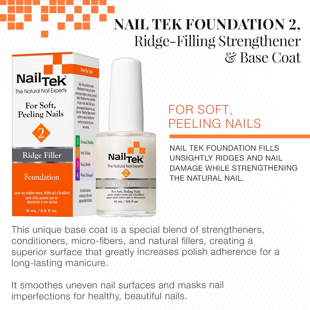 NAIL TEK 2 Ridge Filler Foundation 0.5oz