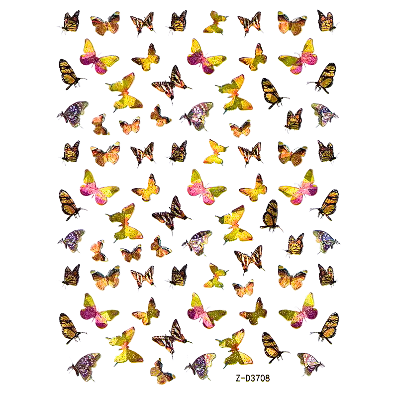 Butterfly Nail Stickers - No.8