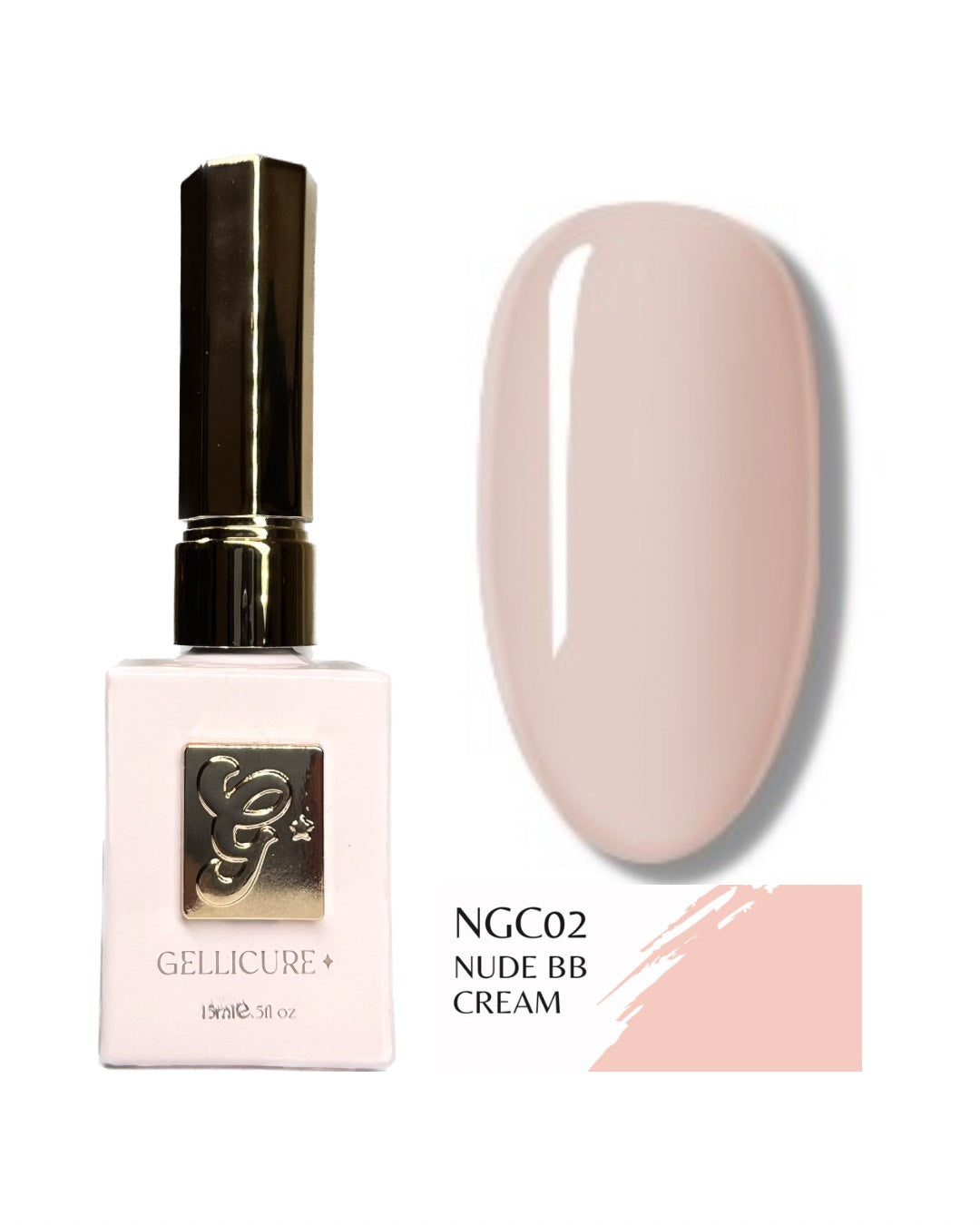 GELLICURE Gel Color 0.5oz - Sheer Nudes Collection