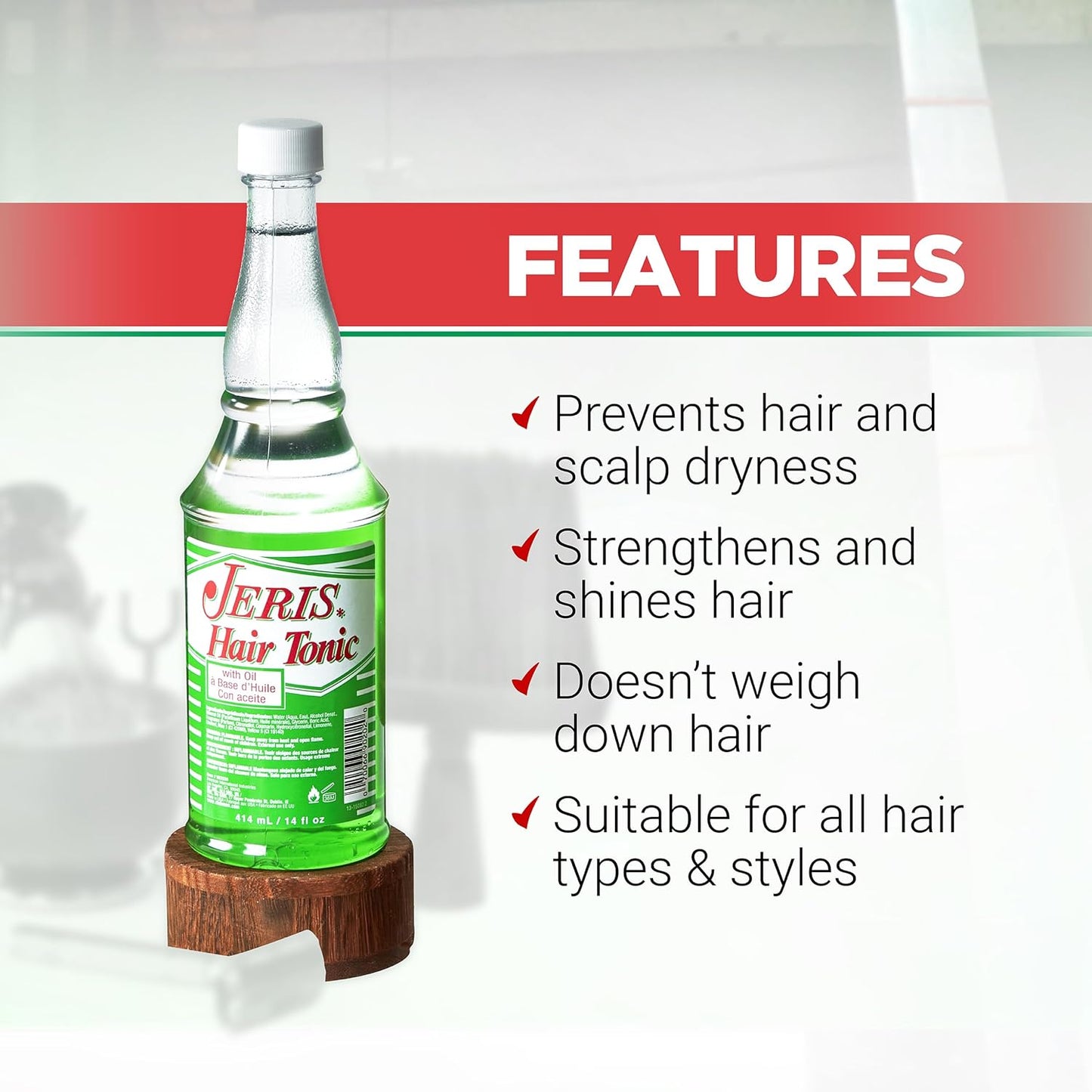 CLUBMAN Jeris Hair Tonic with Oil 14oz