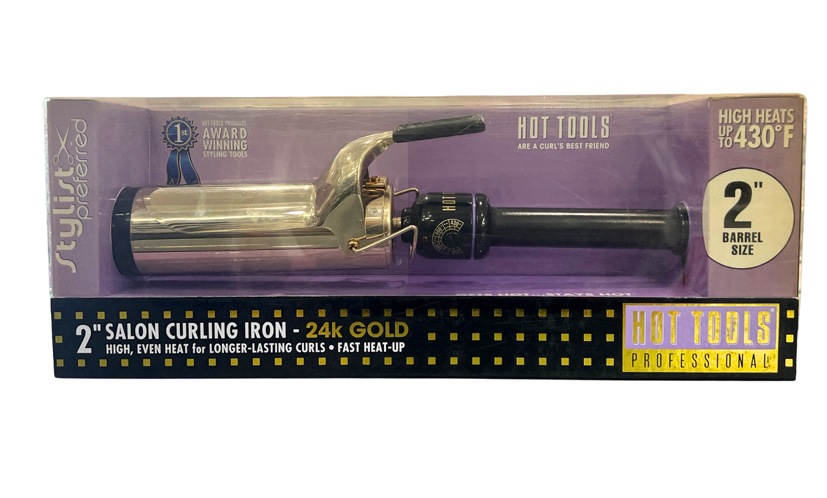 HOT TOOLS Professional 24K Gold 2" Salon Curling Iron