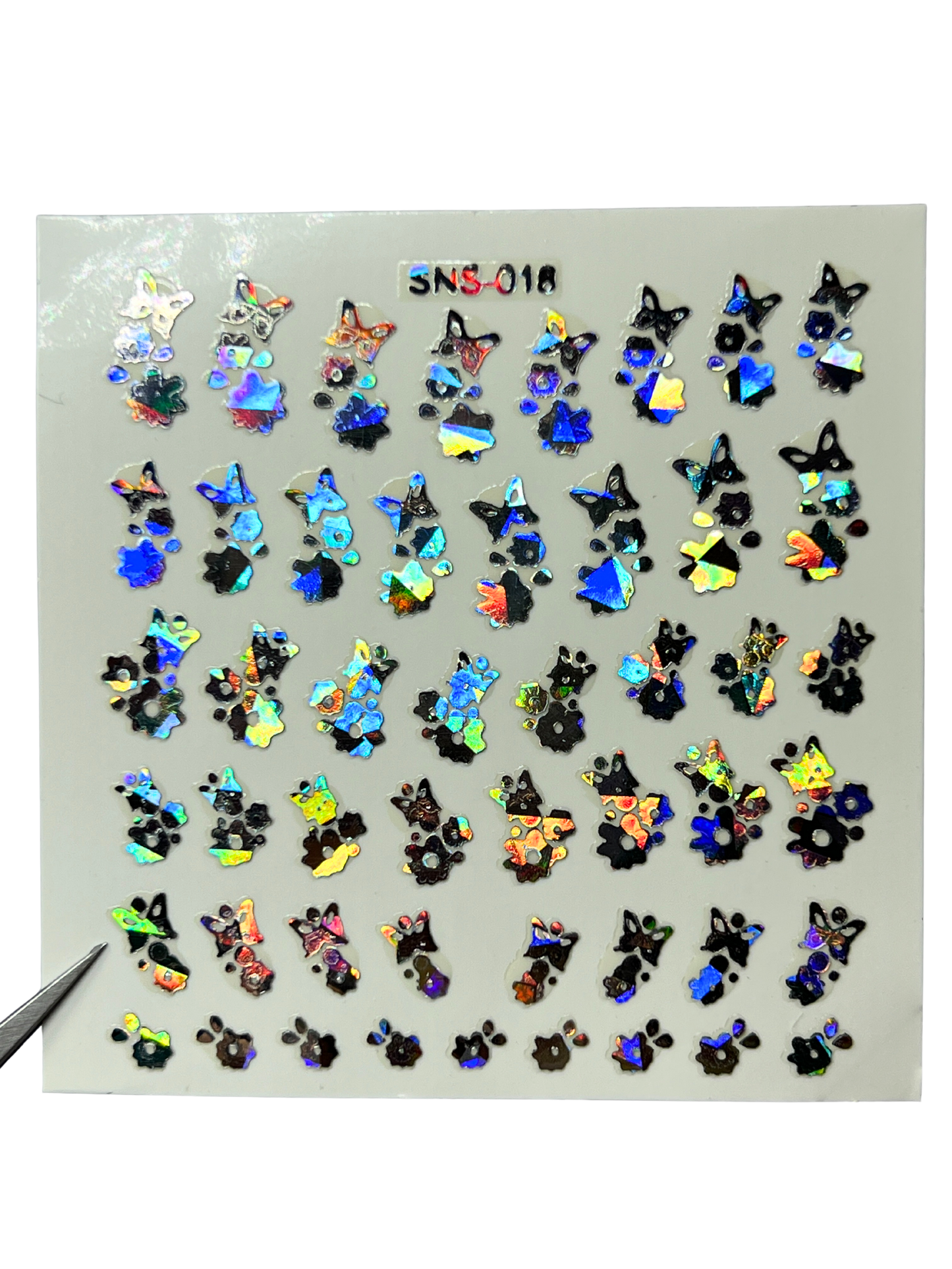 LECECIA Seashell Holographic Nail Stickers - SNS-018
