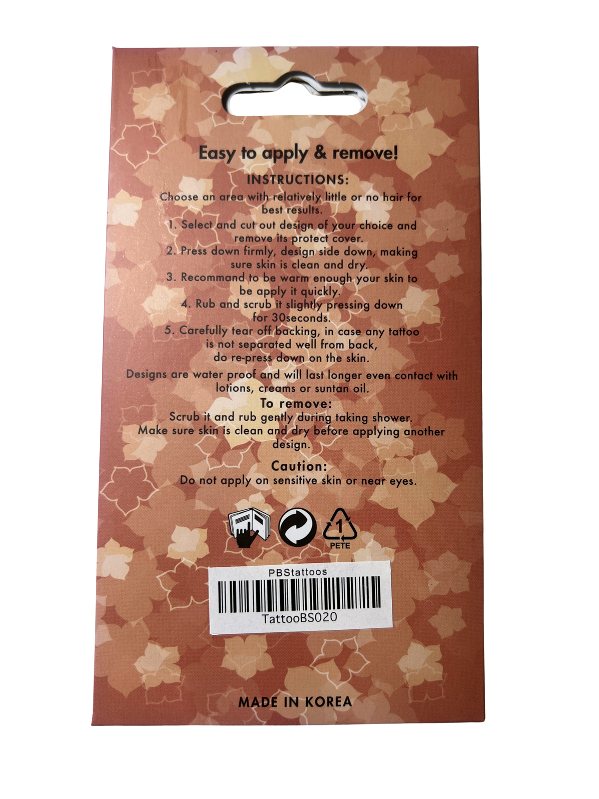 BarShe Temporary Body Tattoos - #005
