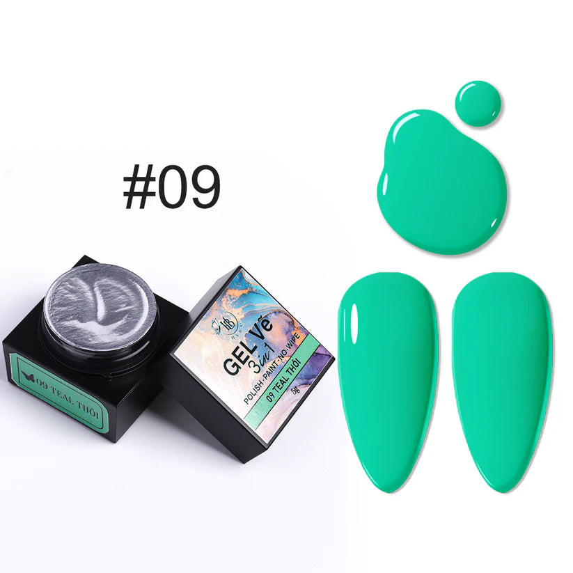HYBA BEAUTY GEL Vẽ Prime Collection Artist Gel / 12pcs set (5g each)