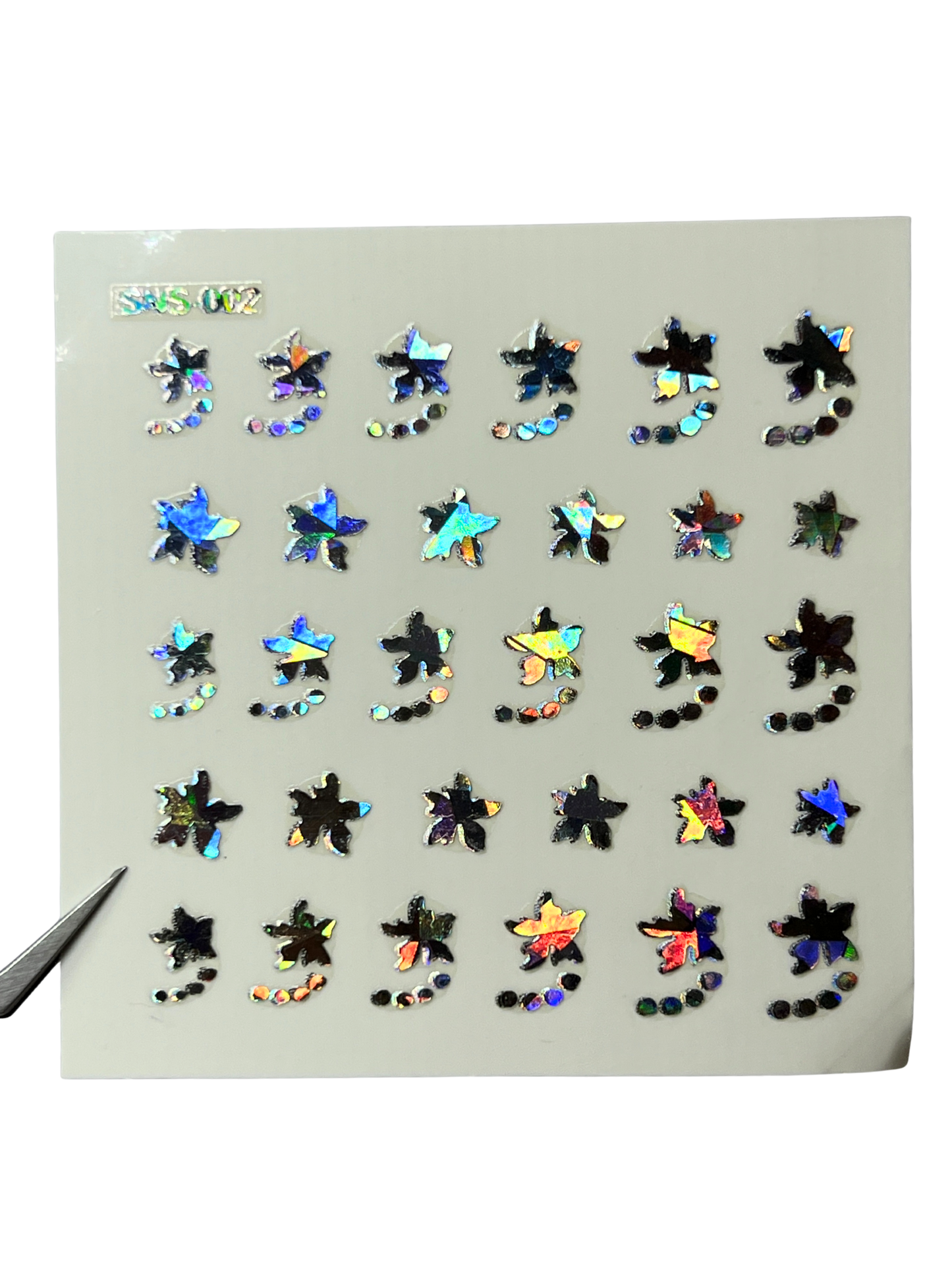 LECECIA Seashell Holographic Nail Stickers - SNS-002