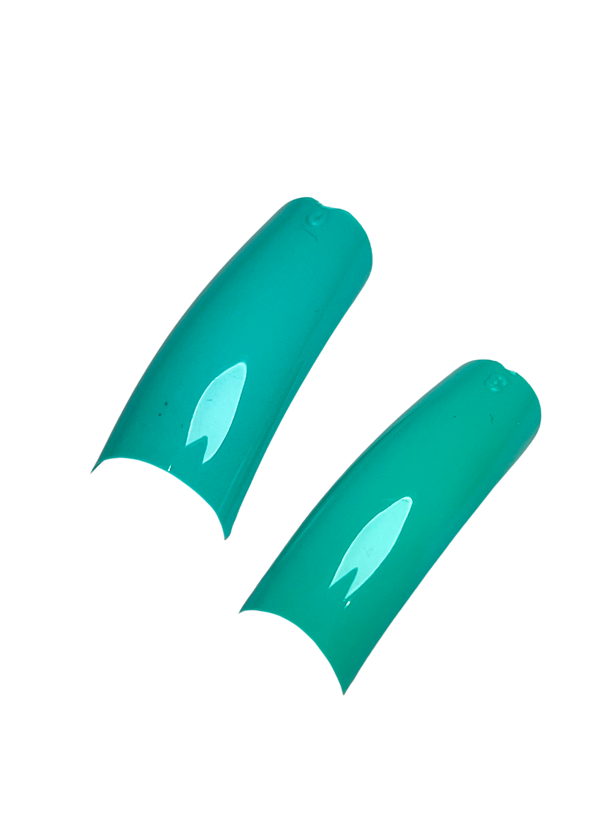 Color Nail Tips 550pc - Turquoise