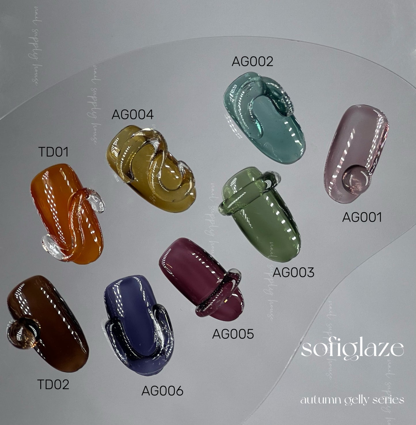 SOFIGLAZE Gel Color Autumn Gelly Series 0.5oz