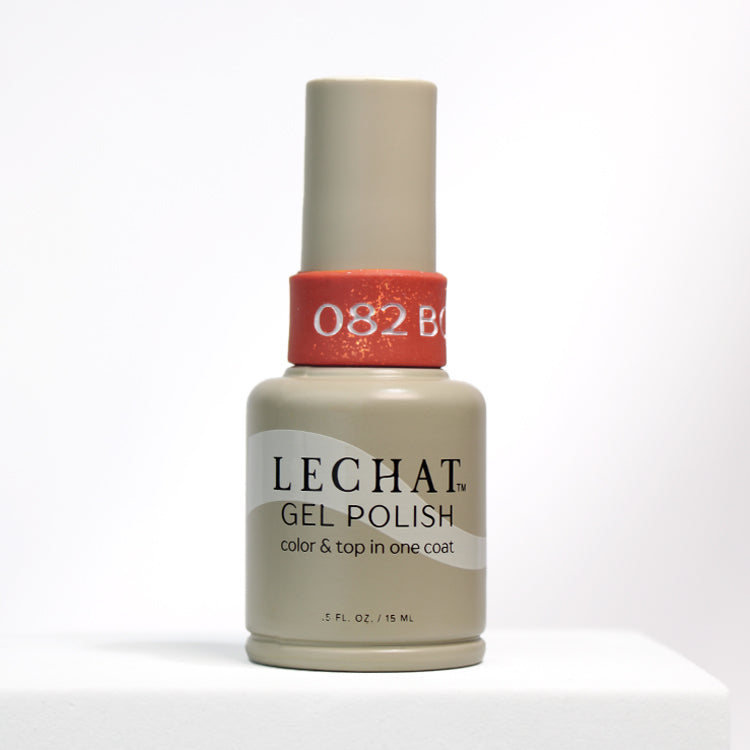LECHAT Gel Polish Color & Top in One Coat Bonfire 0.5OZ - LG082