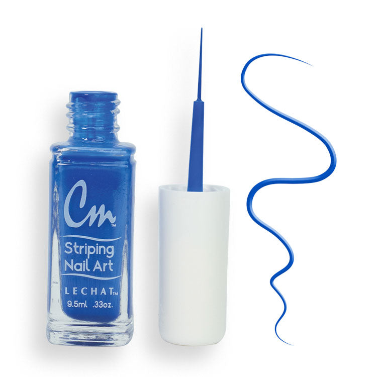 LECHAT CM Striping Nail Art Polish 0.33oz - Water Blue #CM09