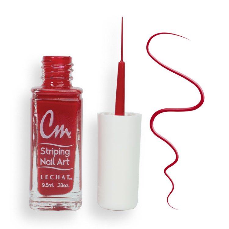 LECHAT CM Striping Nail Art Polish 0.33oz - Just Red #CM10