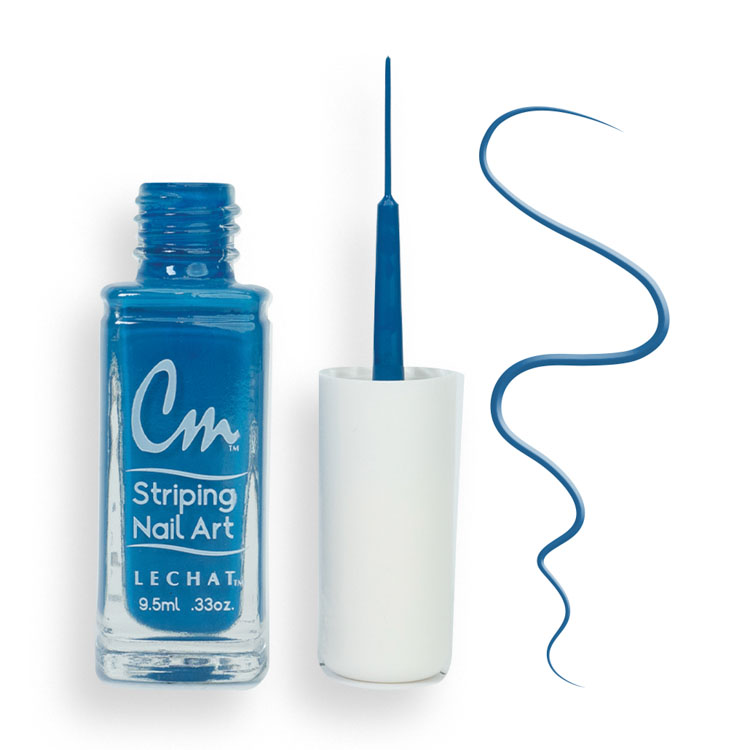 LECHAT CM Striping Nail Art Polish 0.33oz - Blue Volt #CM12