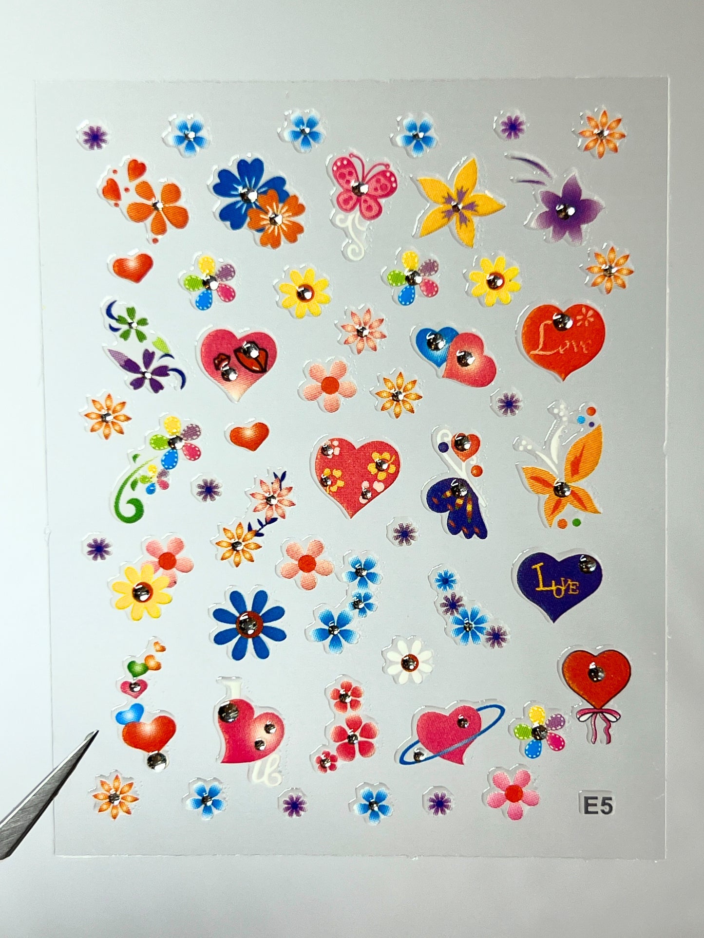 BEAUTY20 Point Nail Stickers - E05