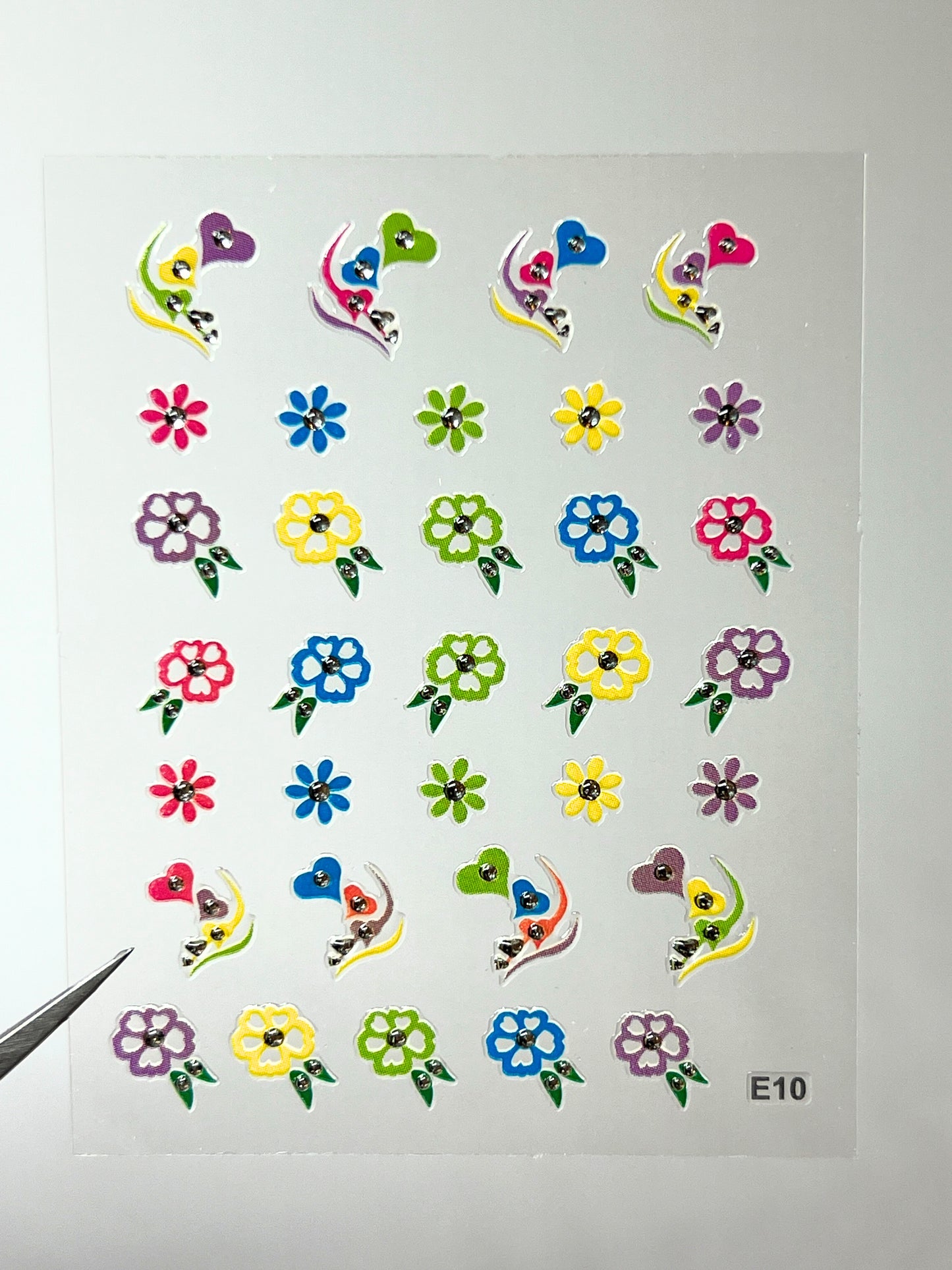 BEAUTY20 Point Nail Stickers - E10