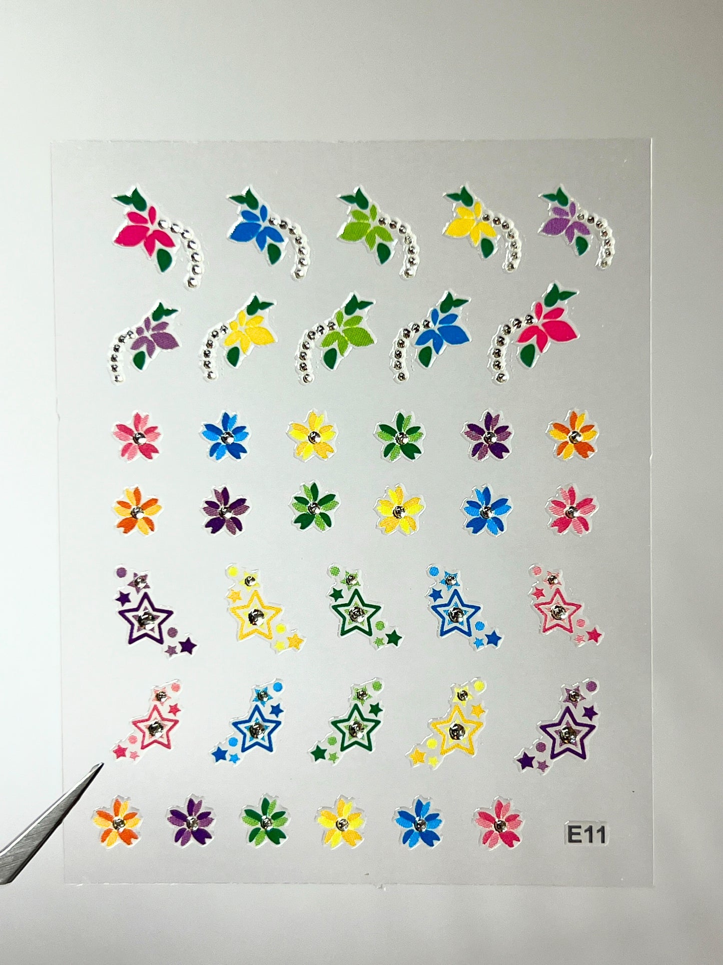 BEAUTY20 Point Nail Stickers - E11