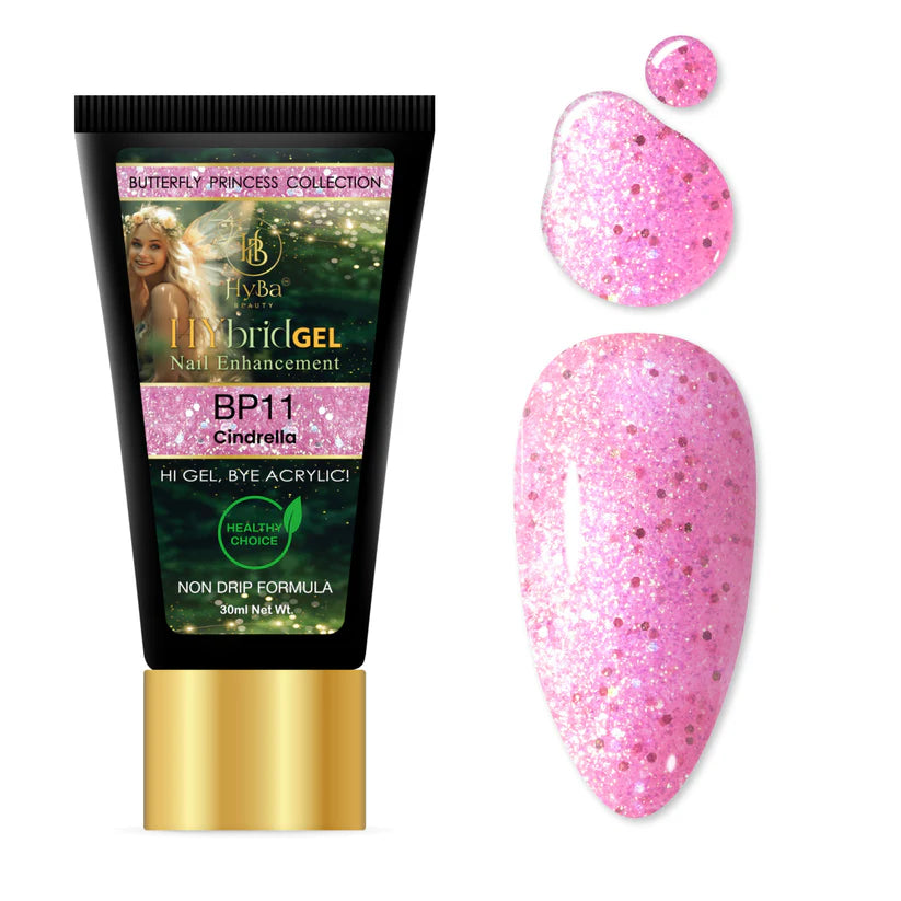 HYBA BEAUTY HyGEL™ Hybrid Gel Nail System - Butterfly Princess Collection
