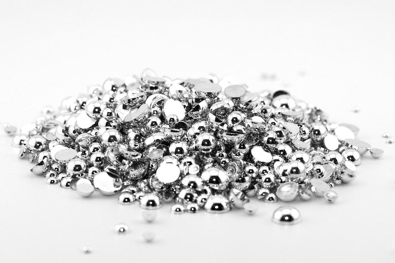 Silver Chrome Beads