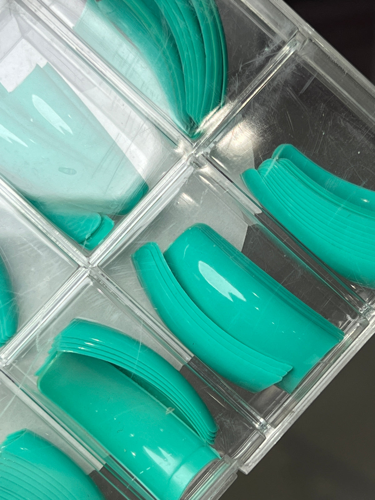 Lamour Nail Products Color Tips 110pc - Turquoise